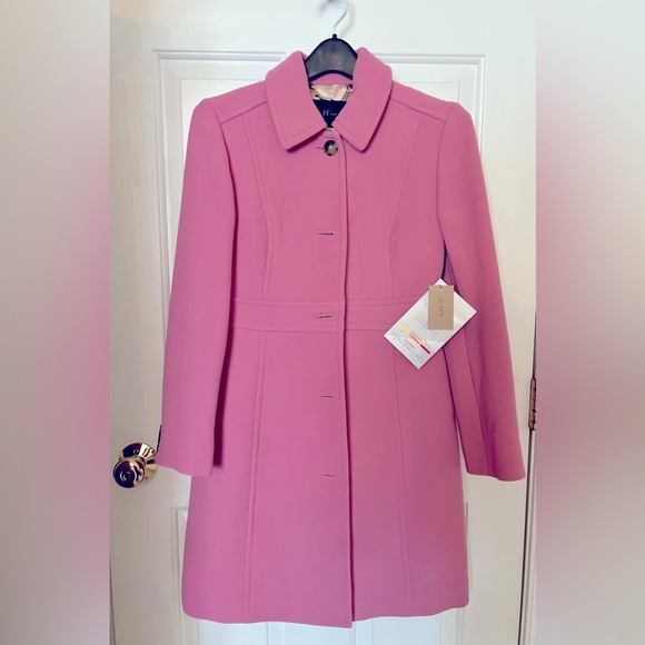 Retro Pink Lady Day Coat in Italian Double-Cloth Wool with Thinsulate - Picture 3 of 6
